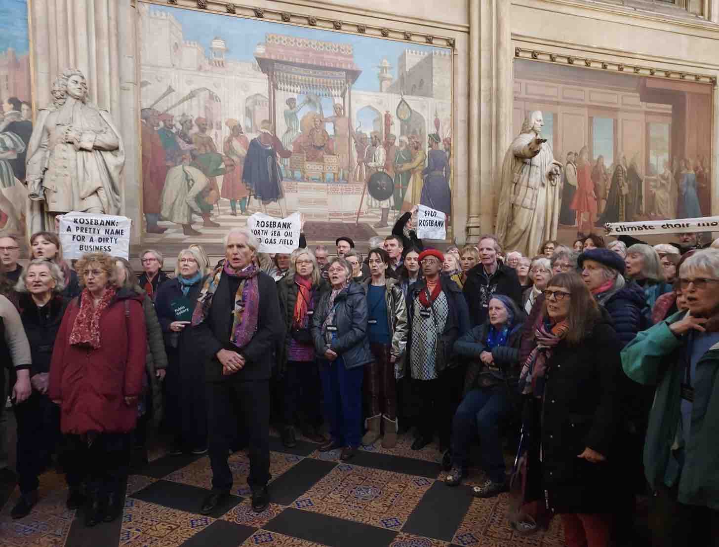 Climate Choir Flash Mob in Parliament