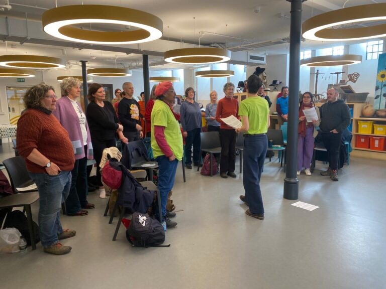Singing Workshop at the Oxford Folk Festival